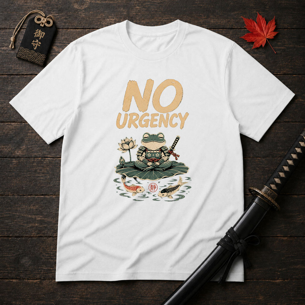 No Urgency Samurai Frog T-Shirt