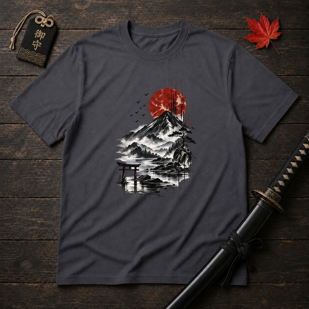Red Sun Over Mount T-Shirt