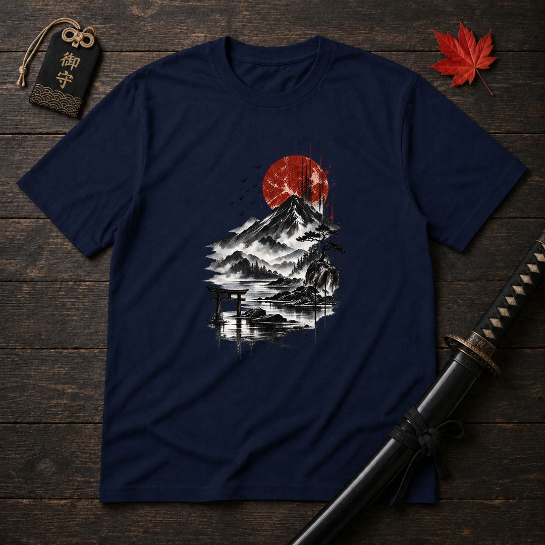 Red Sun Over Mount T-Shirt