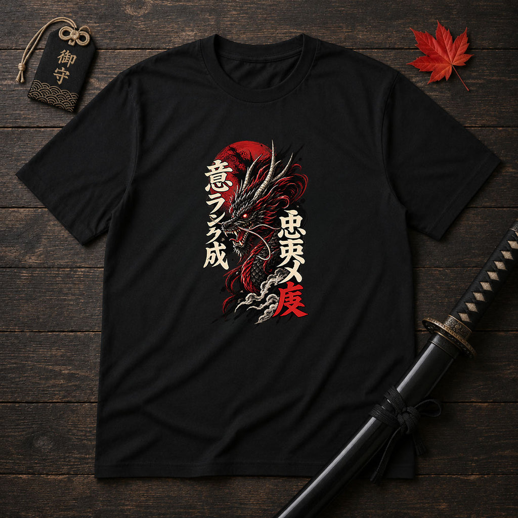 Roaring Japanese Dragon T-Shirt