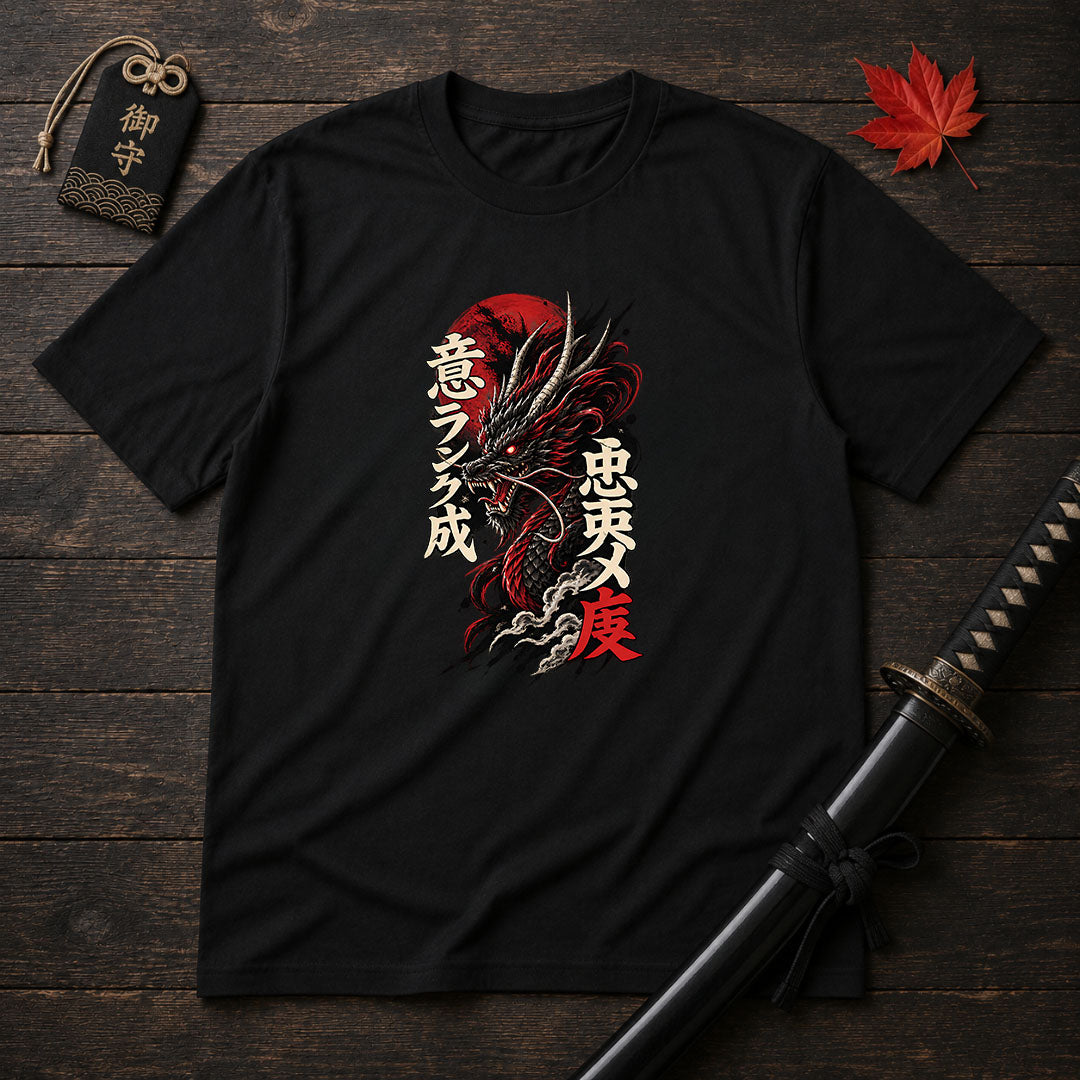 Roaring Japanese Dragon T-Shirt