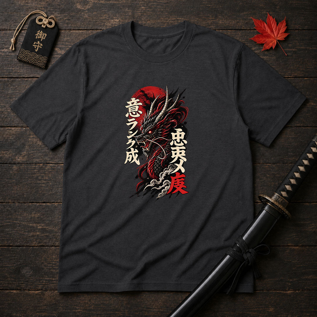 Roaring Japanese Dragon T-Shirt