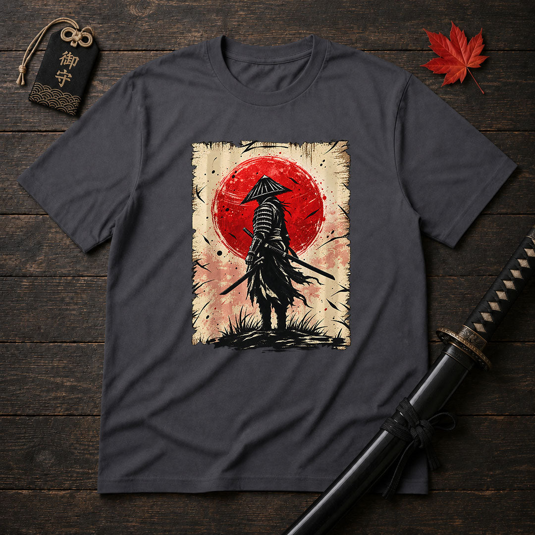 Ronin At Red Moon T-Shirt