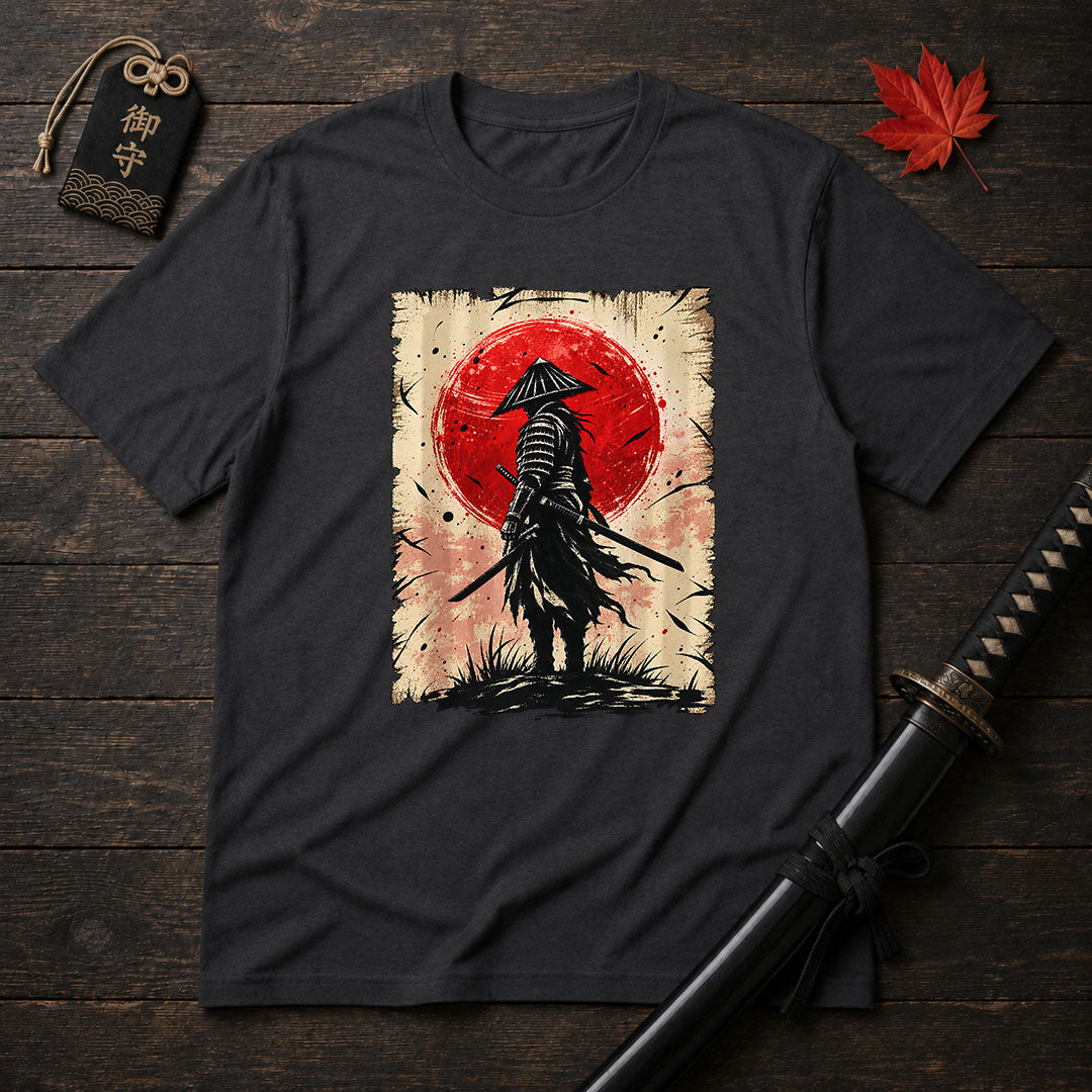 Ronin At Red Moon T-Shirt