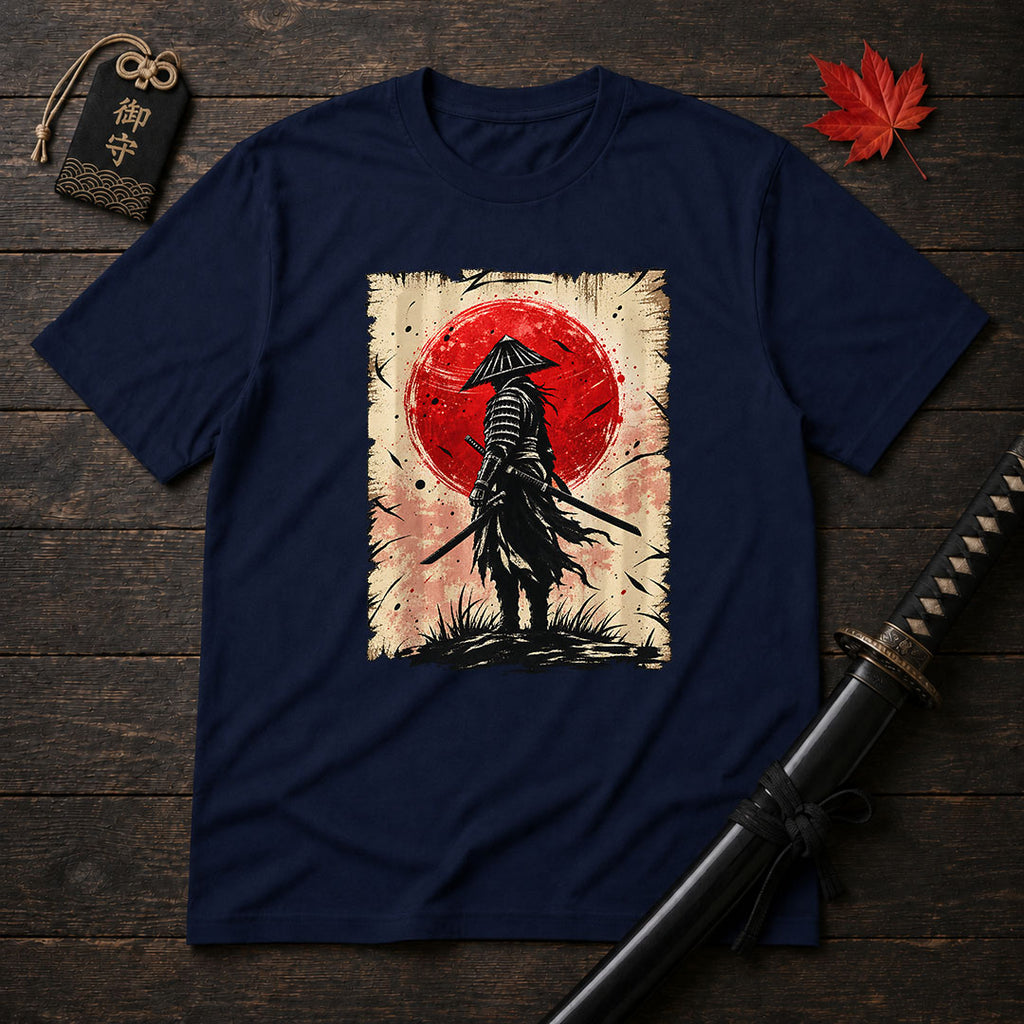 Ronin At Red Moon T-Shirt