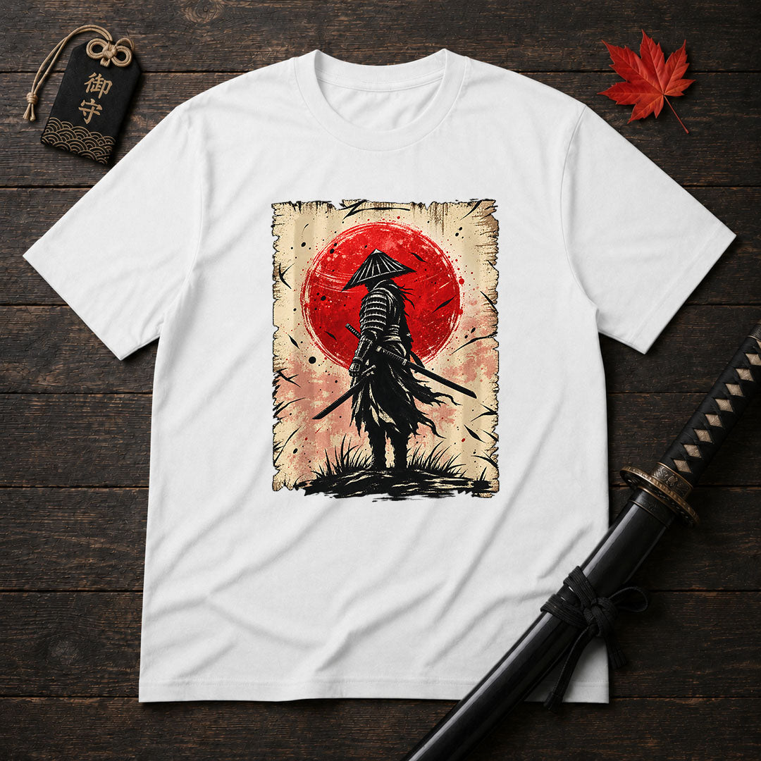 Ronin At Red Moon T-Shirt