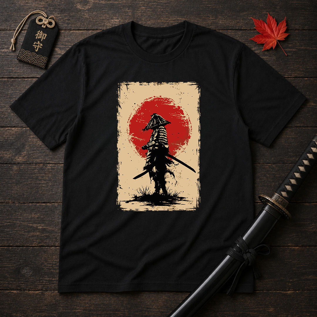 Ronin Silhouette And Sun T-Shirt
