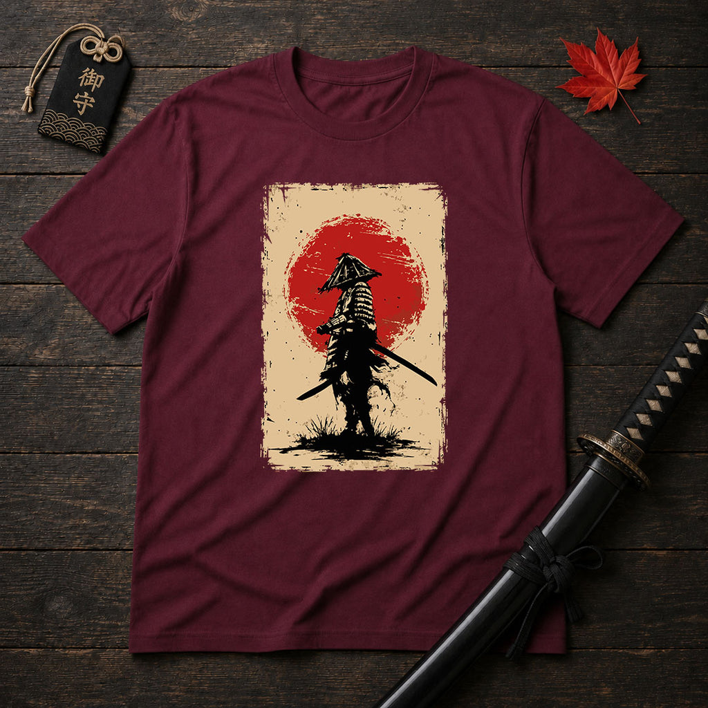 Ronin Silhouette And Sun T-Shirt