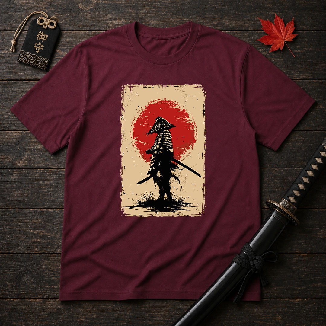 Ronin Silhouette And Sun T-Shirt