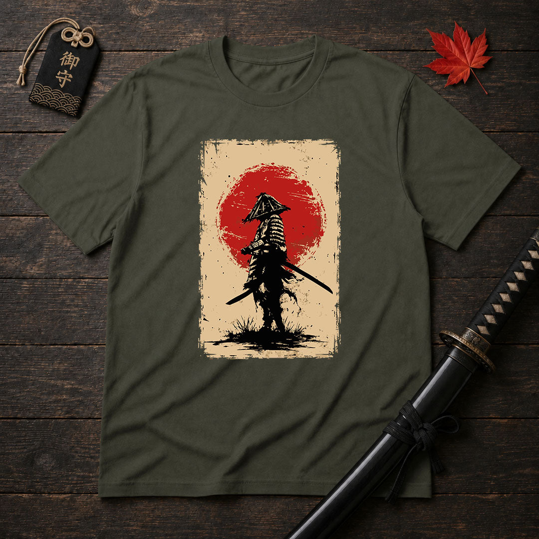 Ronin Silhouette And Sun T-Shirt