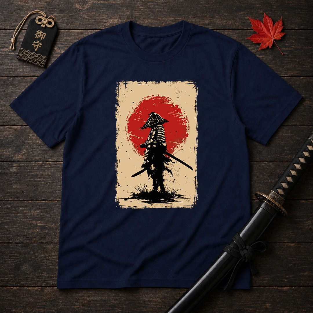 Ronin Silhouette And Sun T-Shirt