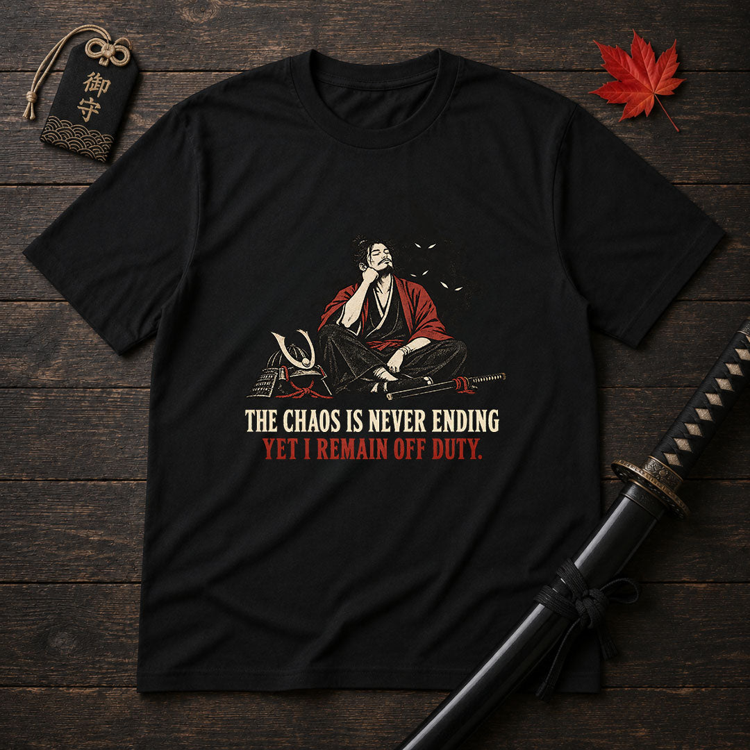 Samurai Amidst Chaos T-Shirt