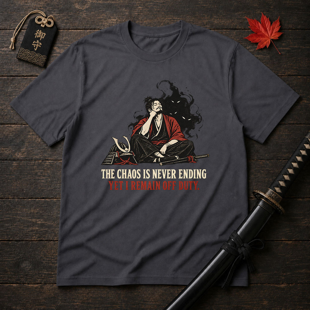 Samurai Amidst Chaos T-Shirt