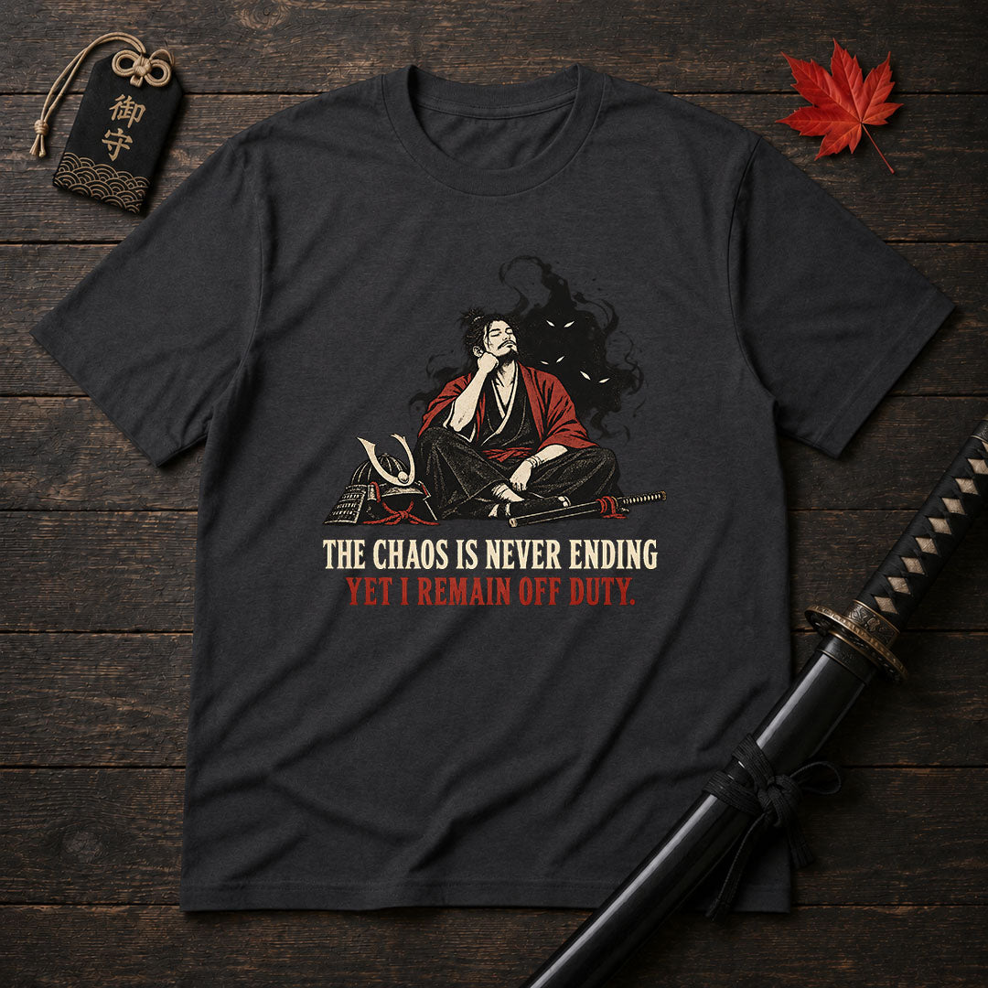 Samurai Amidst Chaos T-Shirt