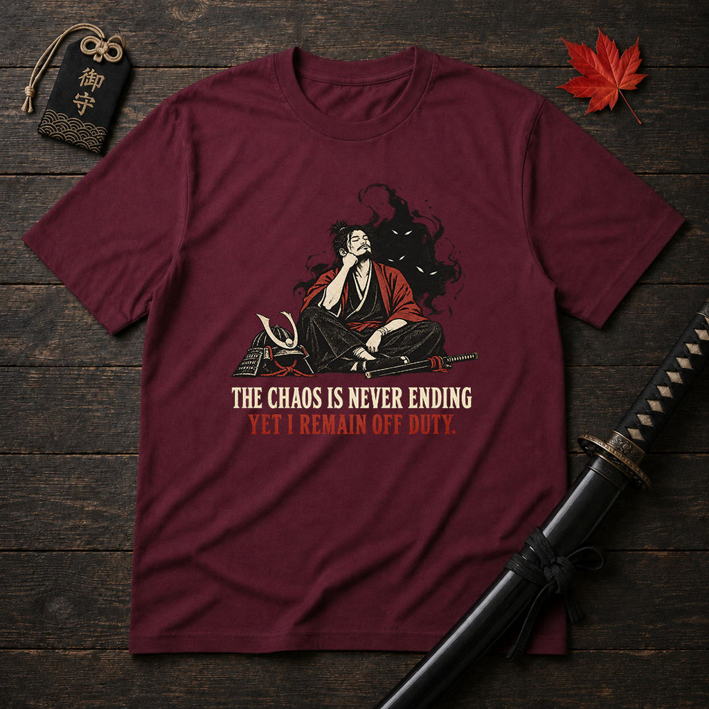 Samurai Amidst Chaos T-Shirt