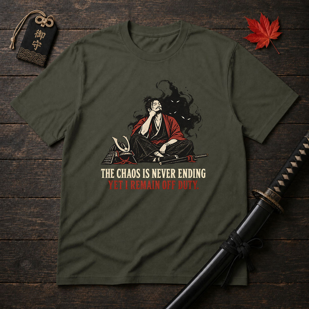 Samurai Amidst Chaos T-Shirt