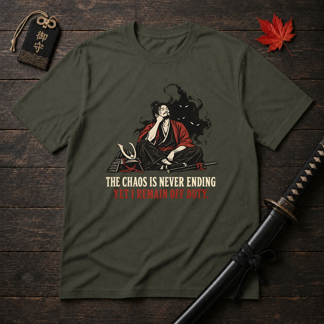 Samurai Amidst Chaos T-Shirt