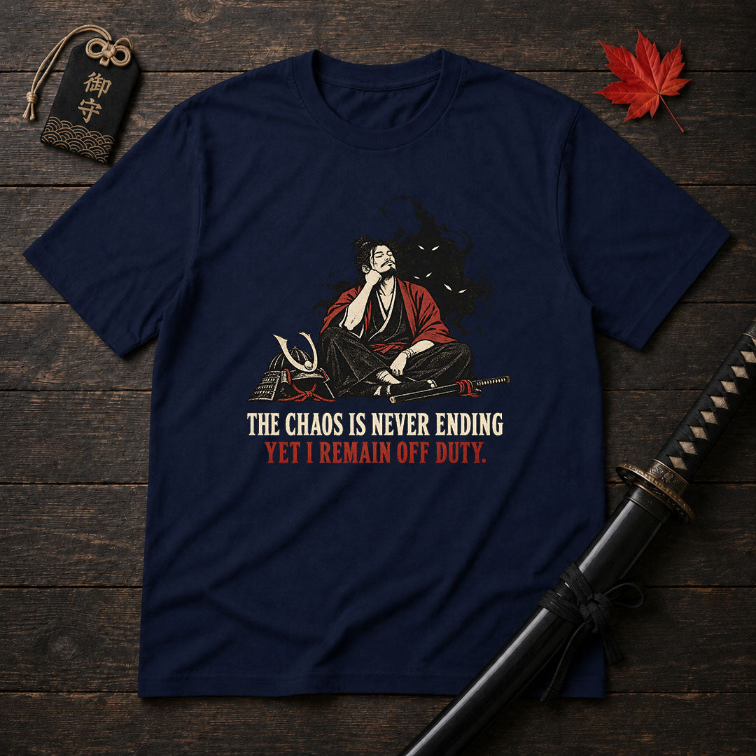 Samurai Amidst Chaos T-Shirt