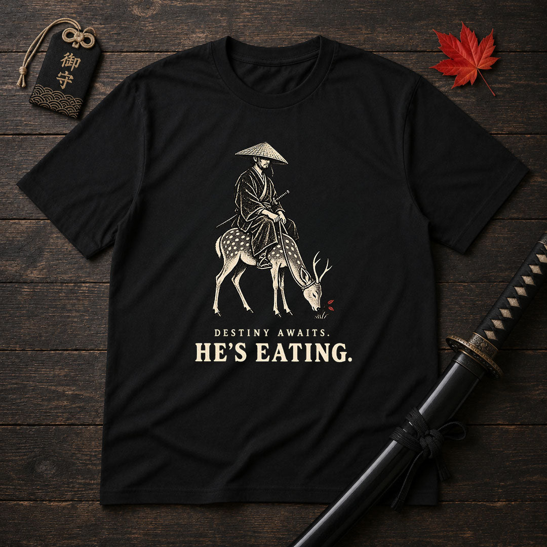Samurai And Deer T-Shirt