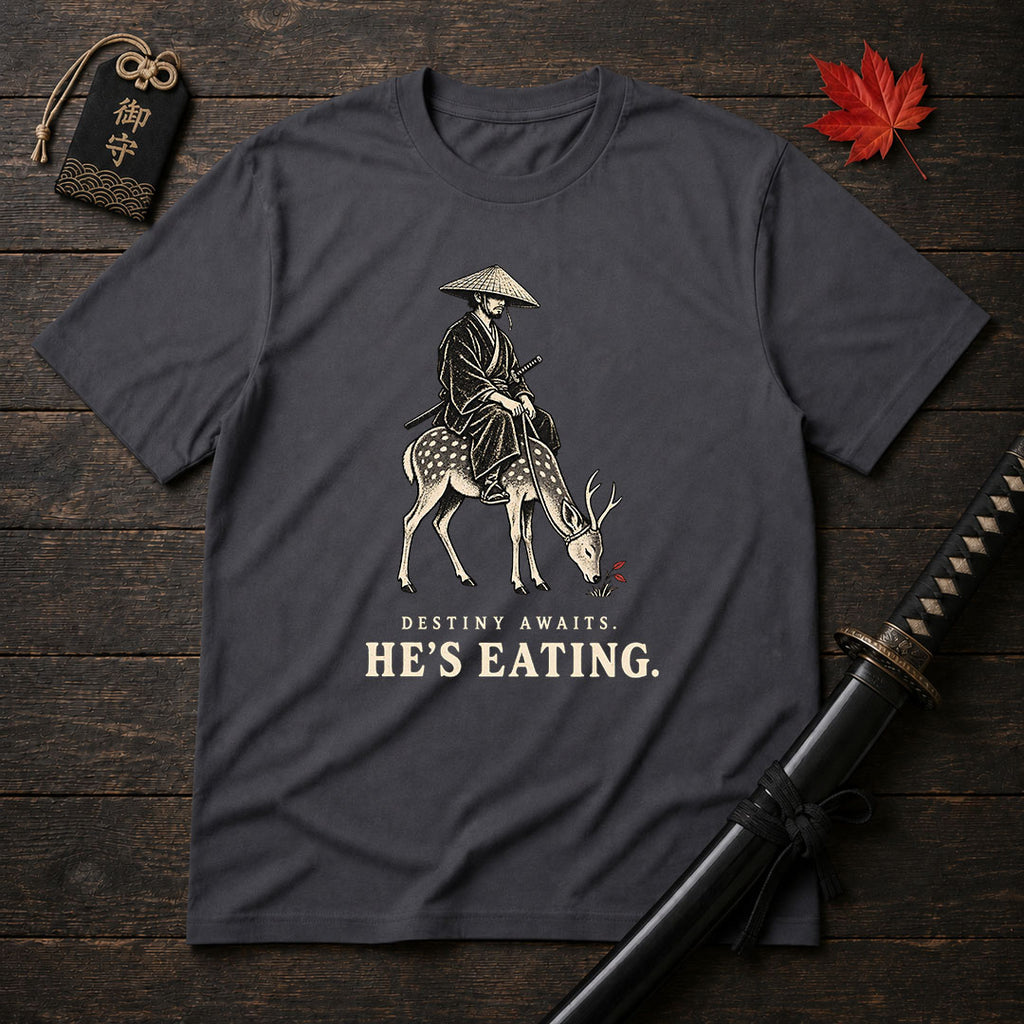 Samurai And Deer T-Shirt