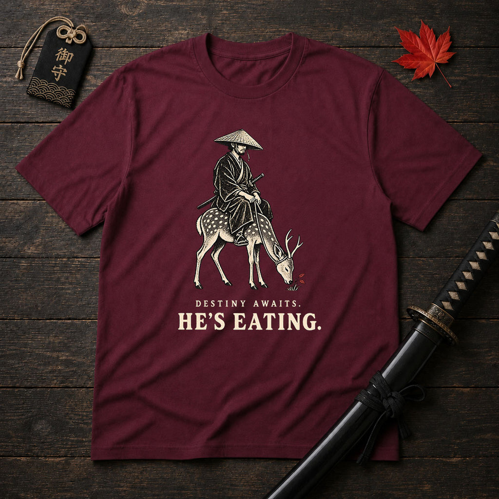 Samurai And Deer T-Shirt