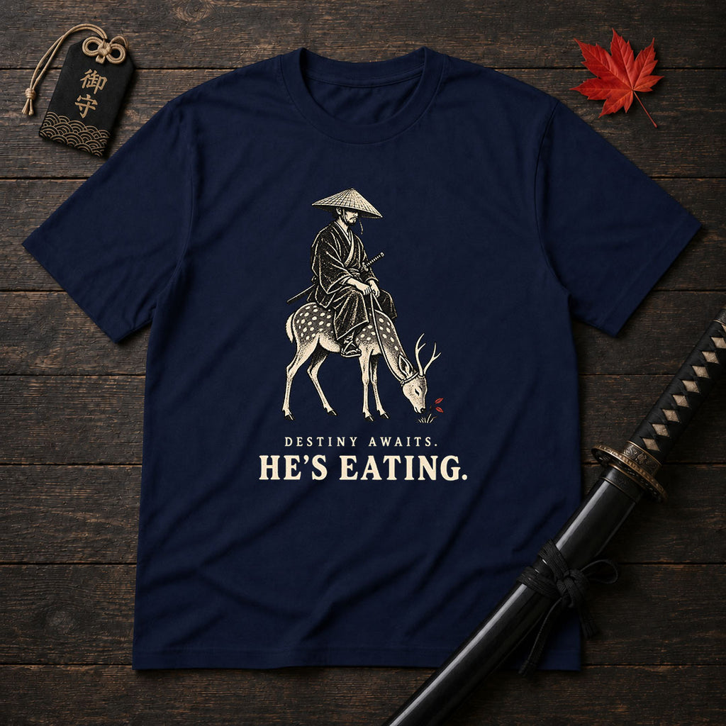 Samurai And Deer T-Shirt