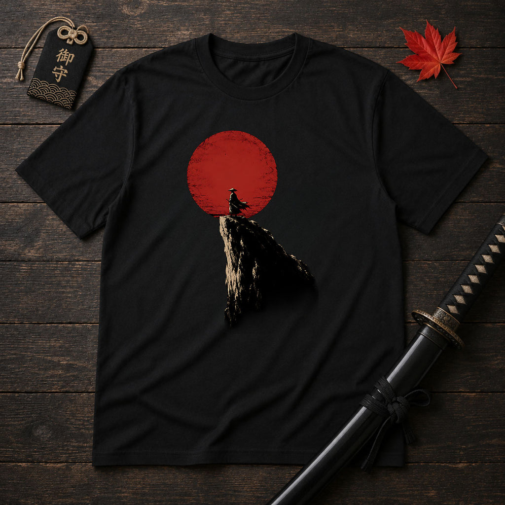 Samurai At Red Sun T-Shirt