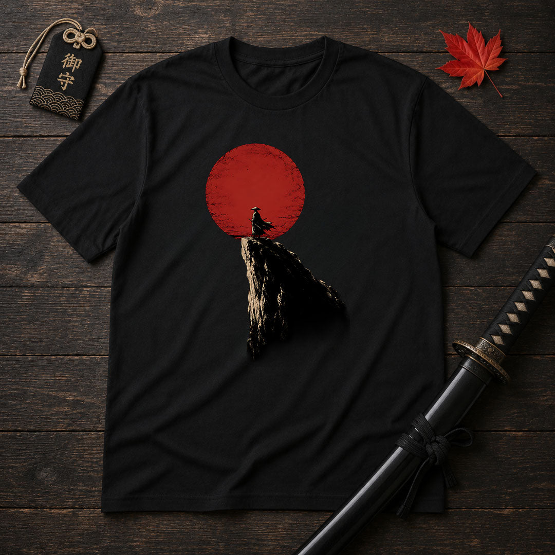 Samurai At Red Sun T-Shirt