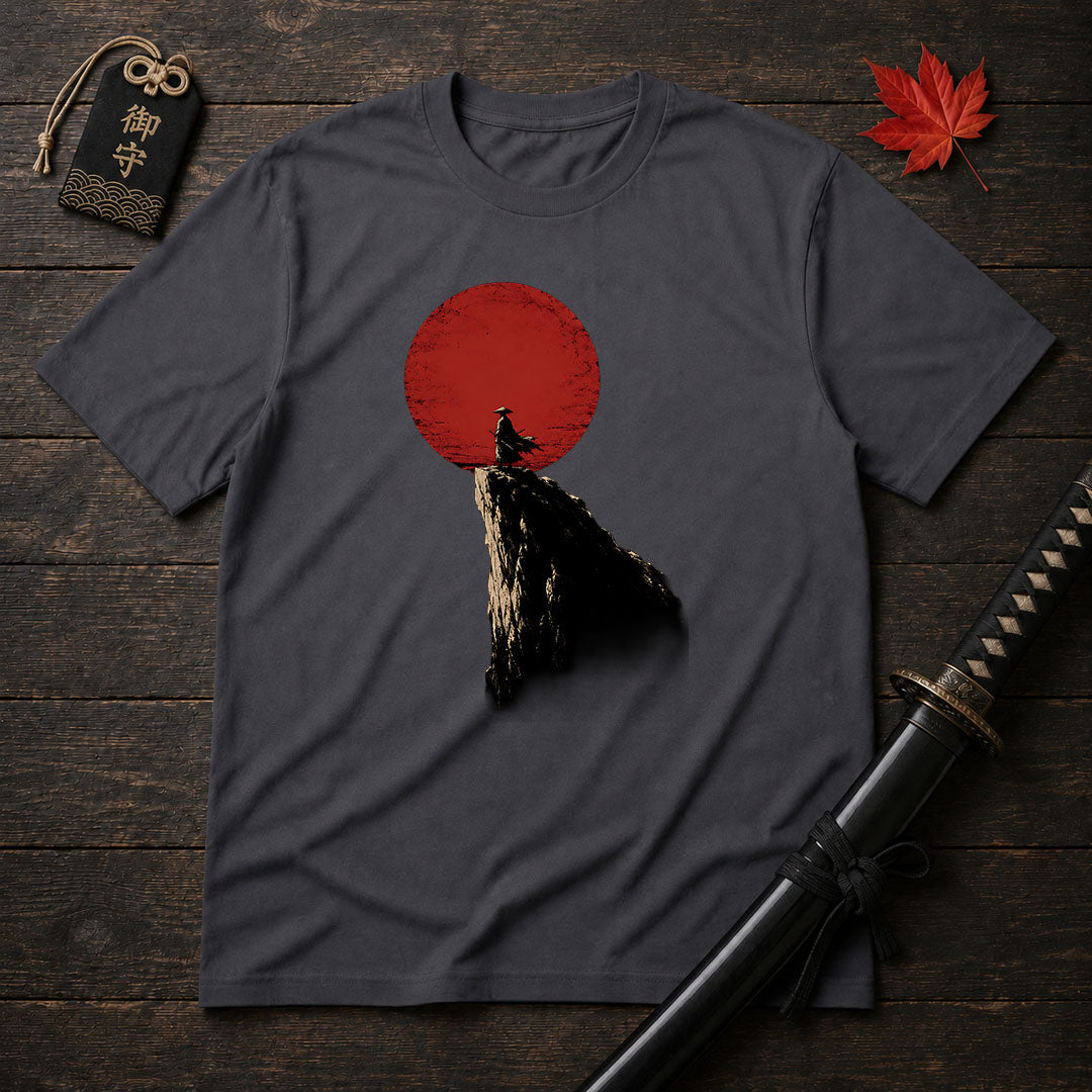Samurai At Red Sun T-Shirt