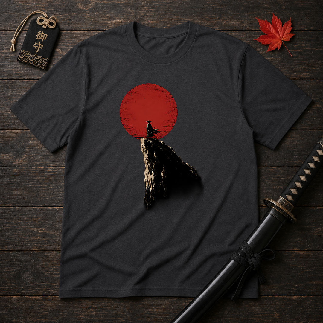 Samurai At Red Sun T-Shirt