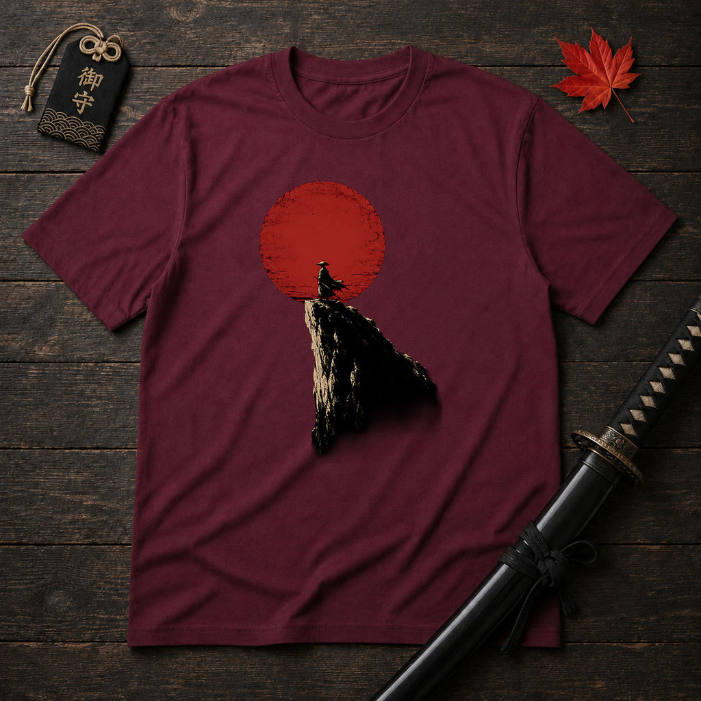 Samurai At Red Sun T-Shirt