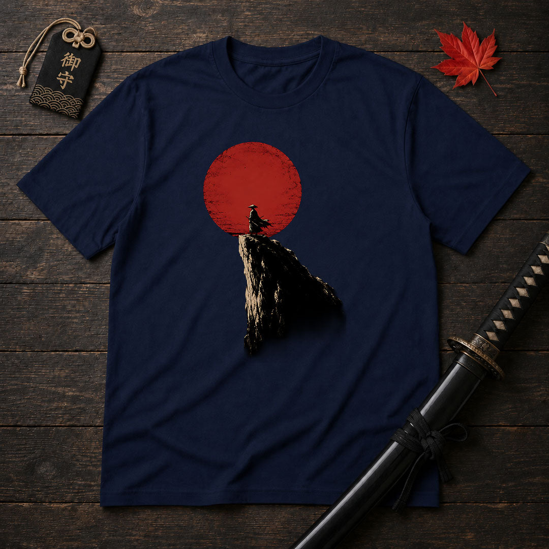 Samurai At Red Sun T-Shirt