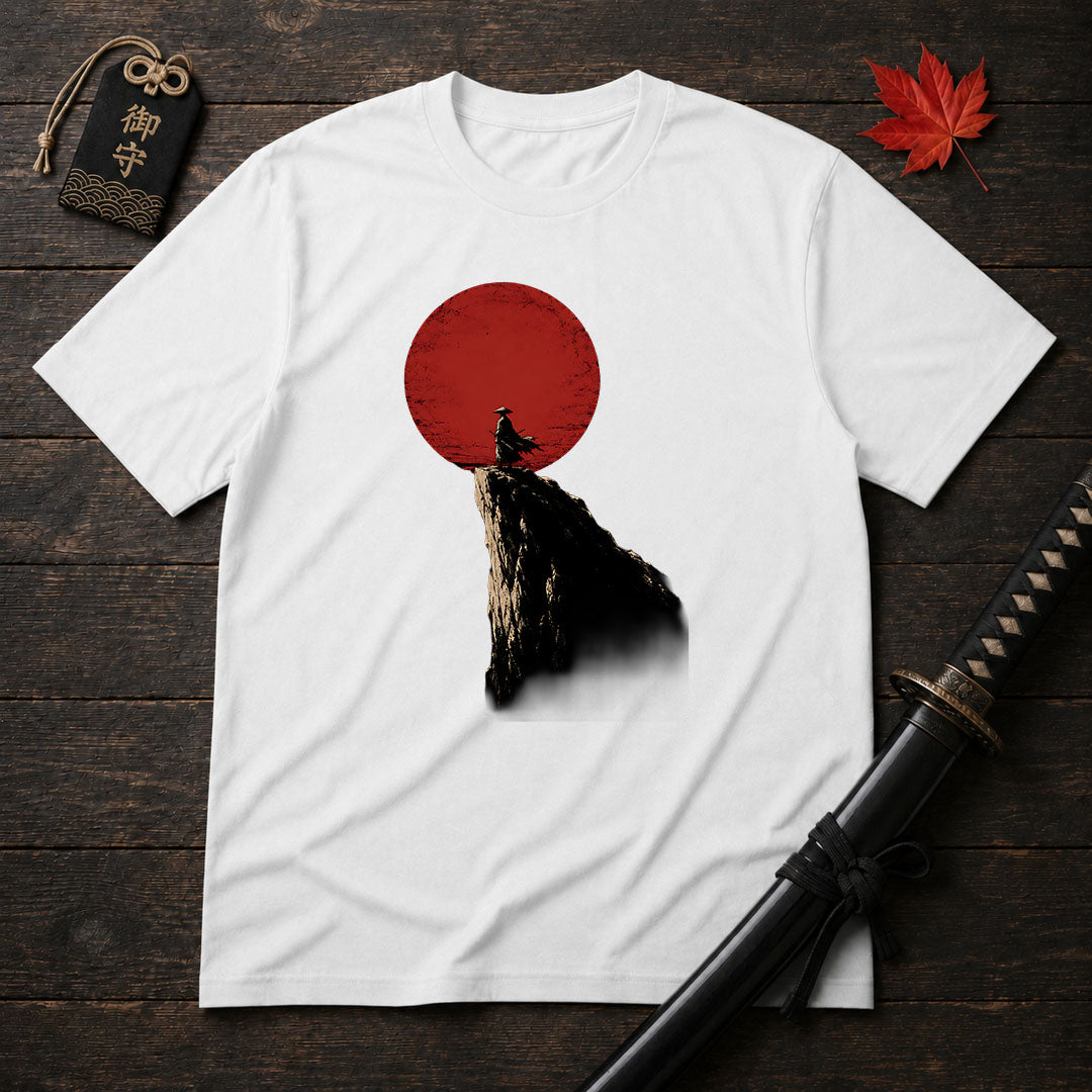 Samurai At Red Sun T-Shirt