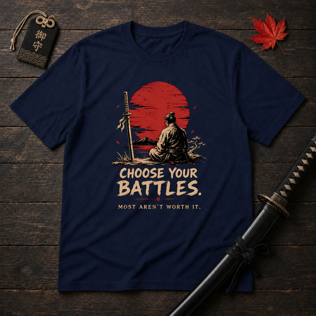 Samurai At Sunset T-Shirt