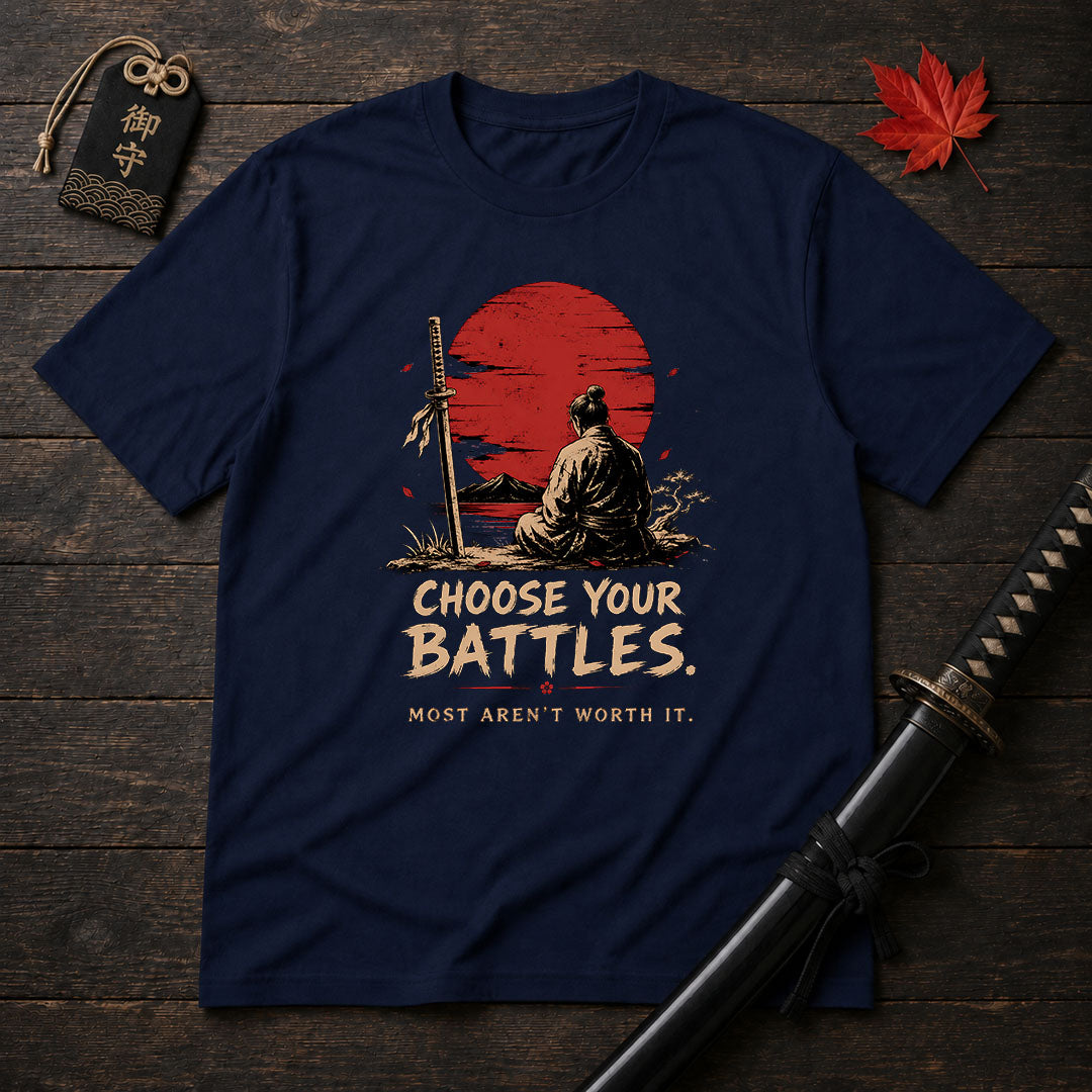 Samurai At Sunset T-Shirt