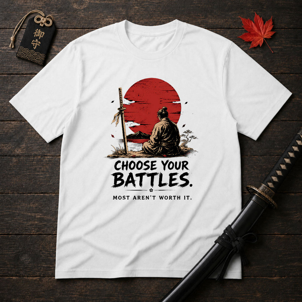 Samurai At Sunset T-Shirt