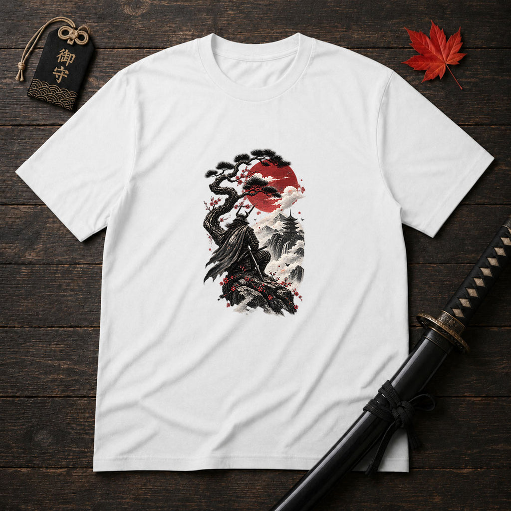 Samurai Atop the Cliff T-Shirt