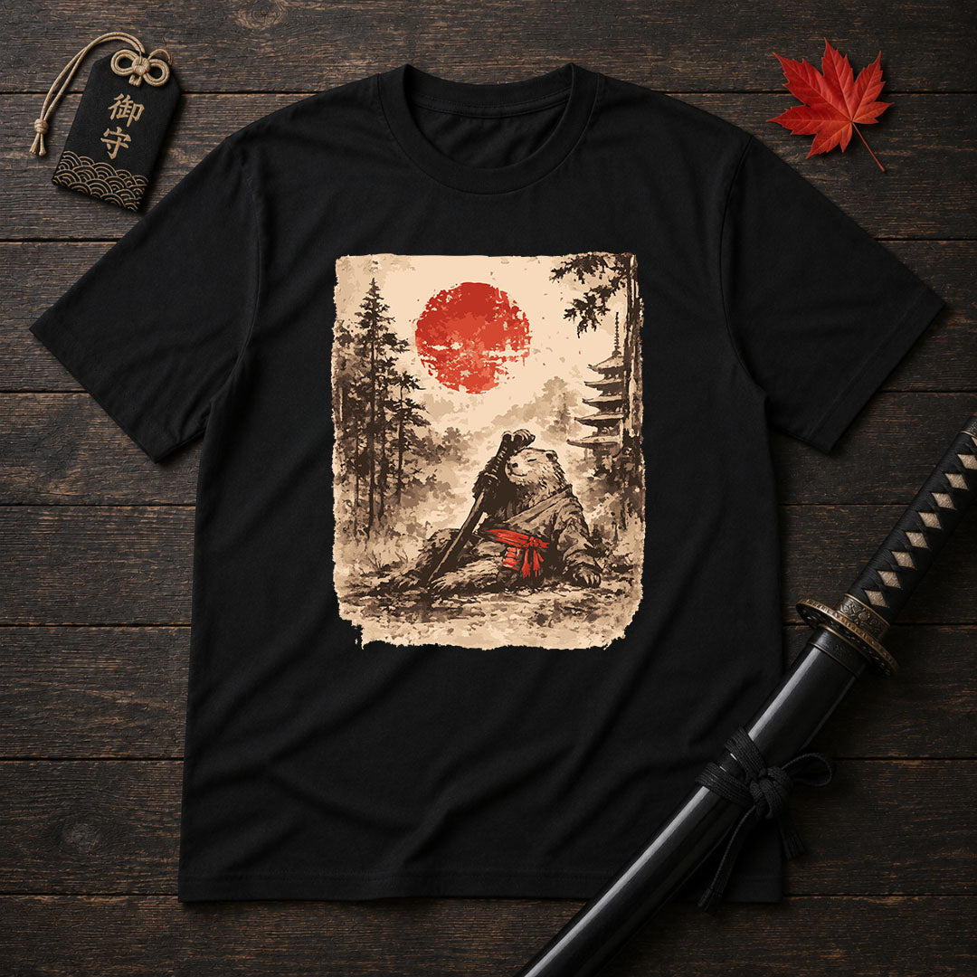 Samurai Bear Resting T-Shirt