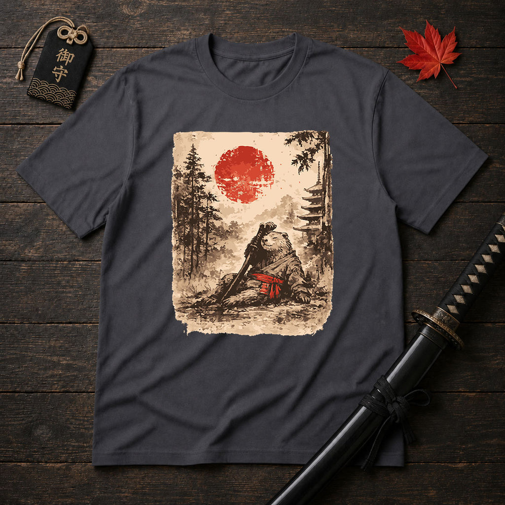 Samurai Bear Resting T-Shirt