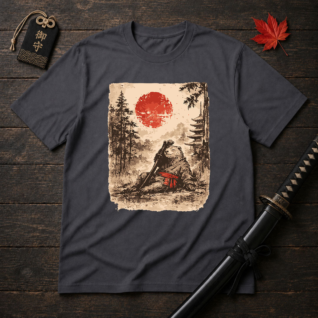 Samurai Bear Resting T-Shirt
