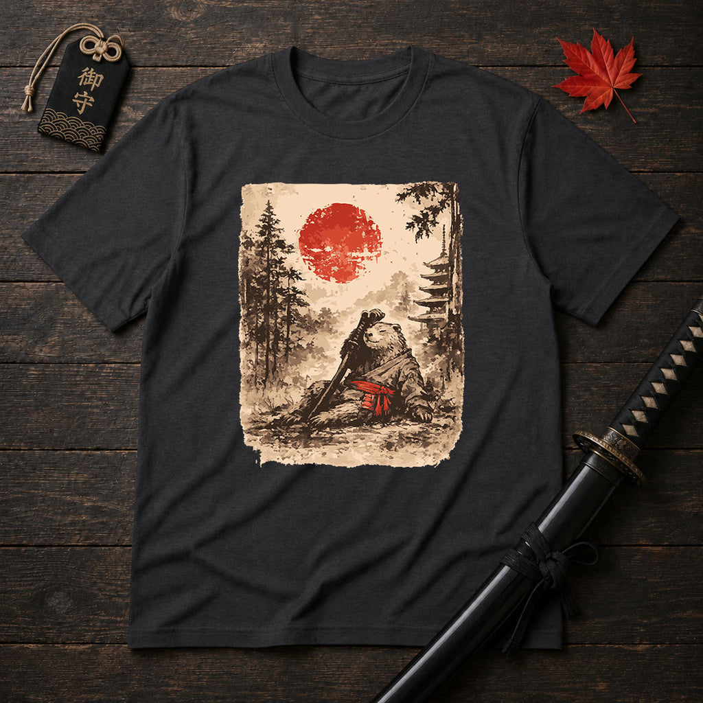 Samurai Bear Resting T-Shirt