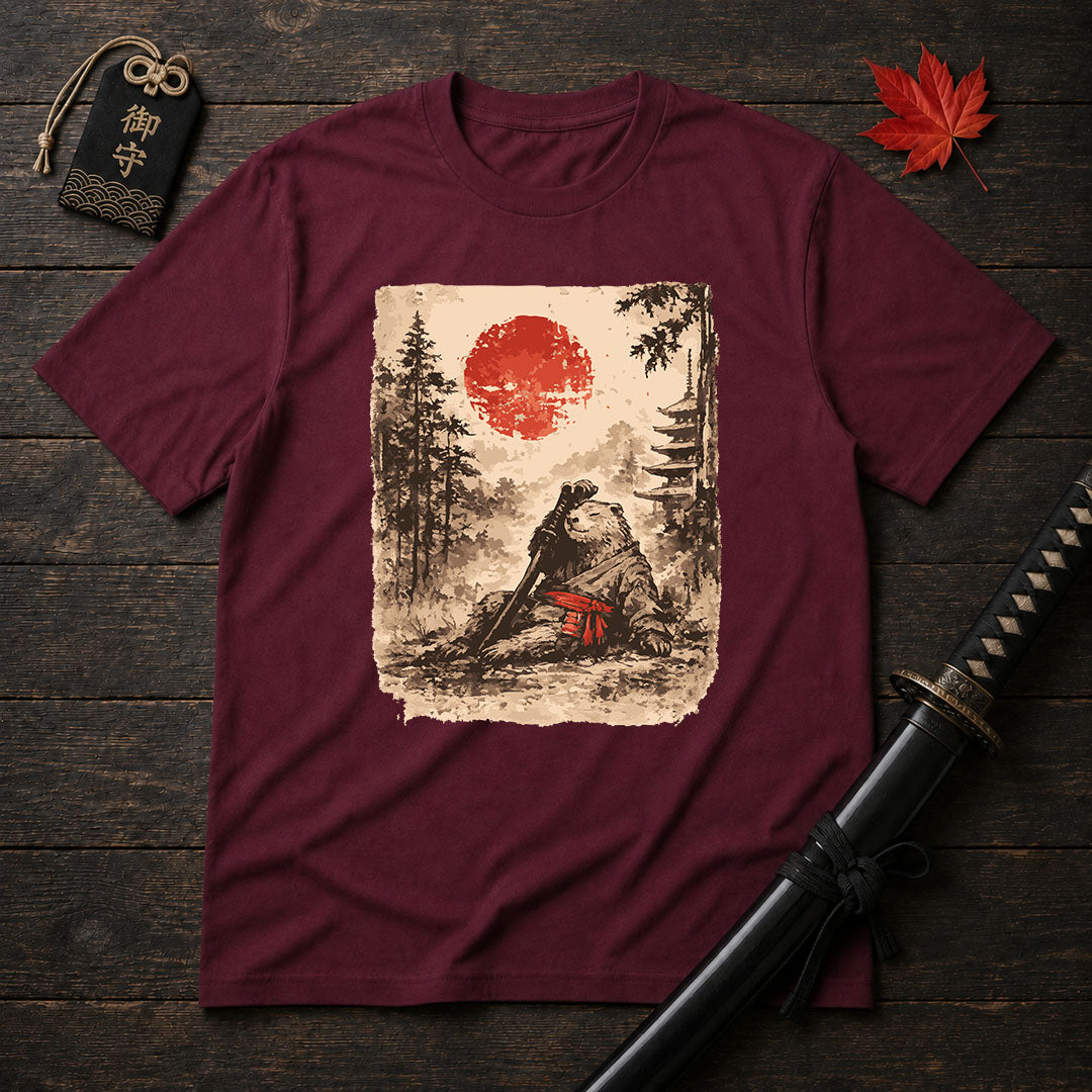 Samurai Bear Resting T-Shirt
