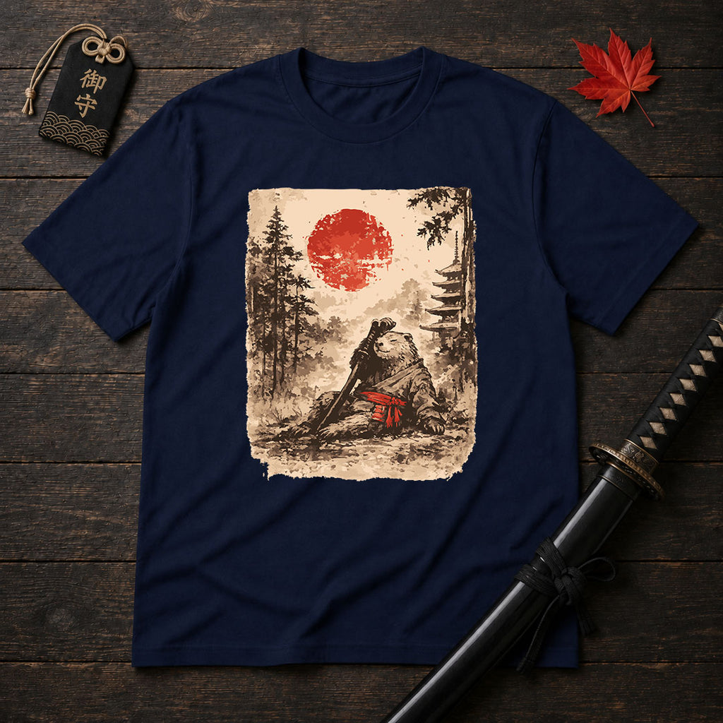 Samurai Bear Resting T-Shirt