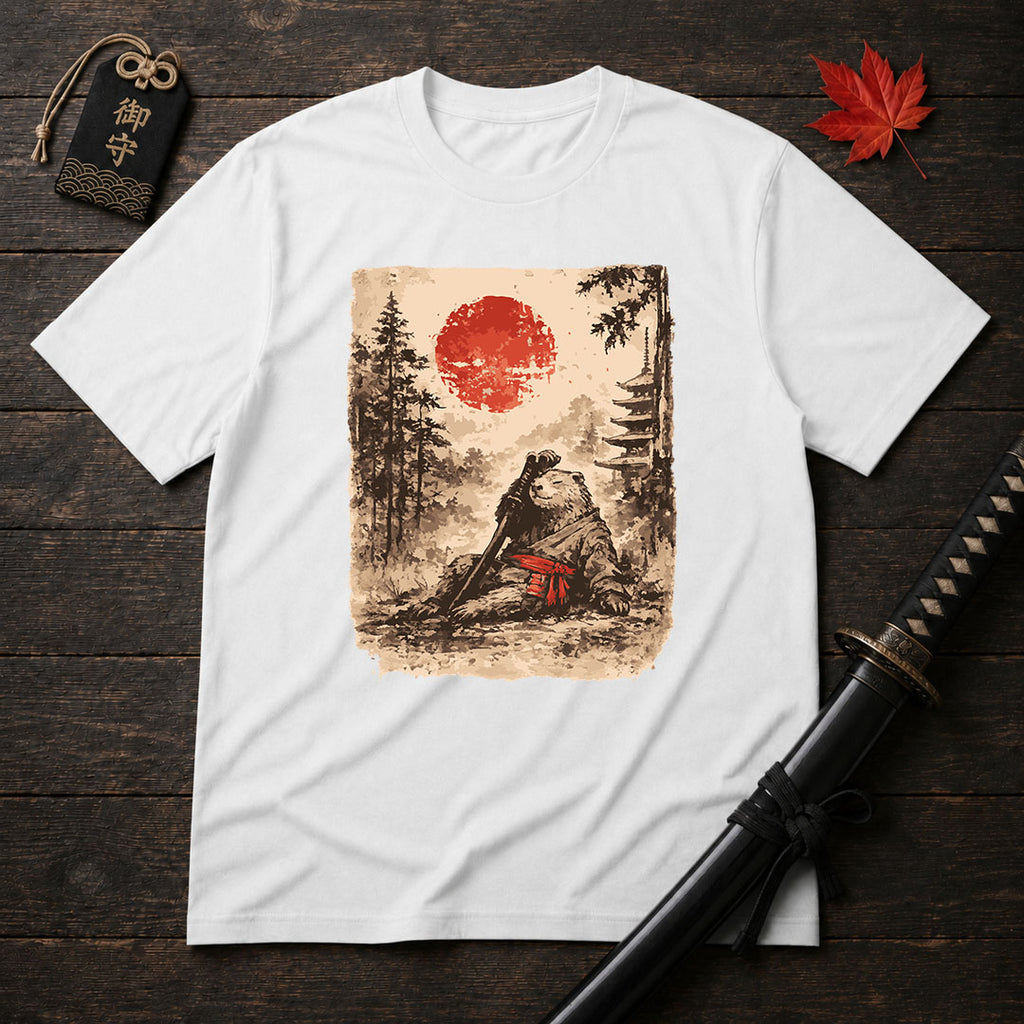 Samurai Bear Resting T-Shirt