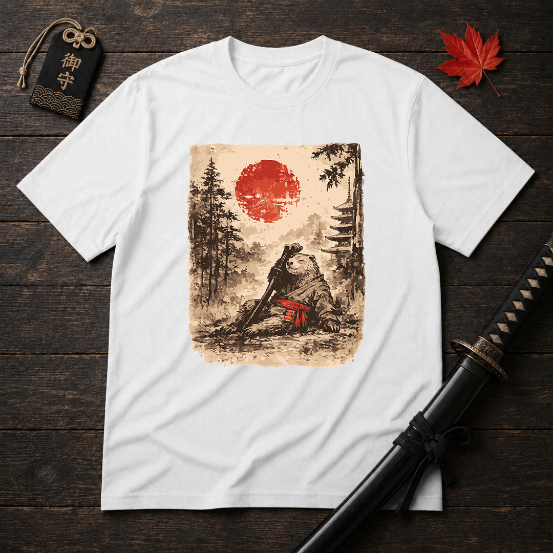 Samurai Bear Resting T-Shirt