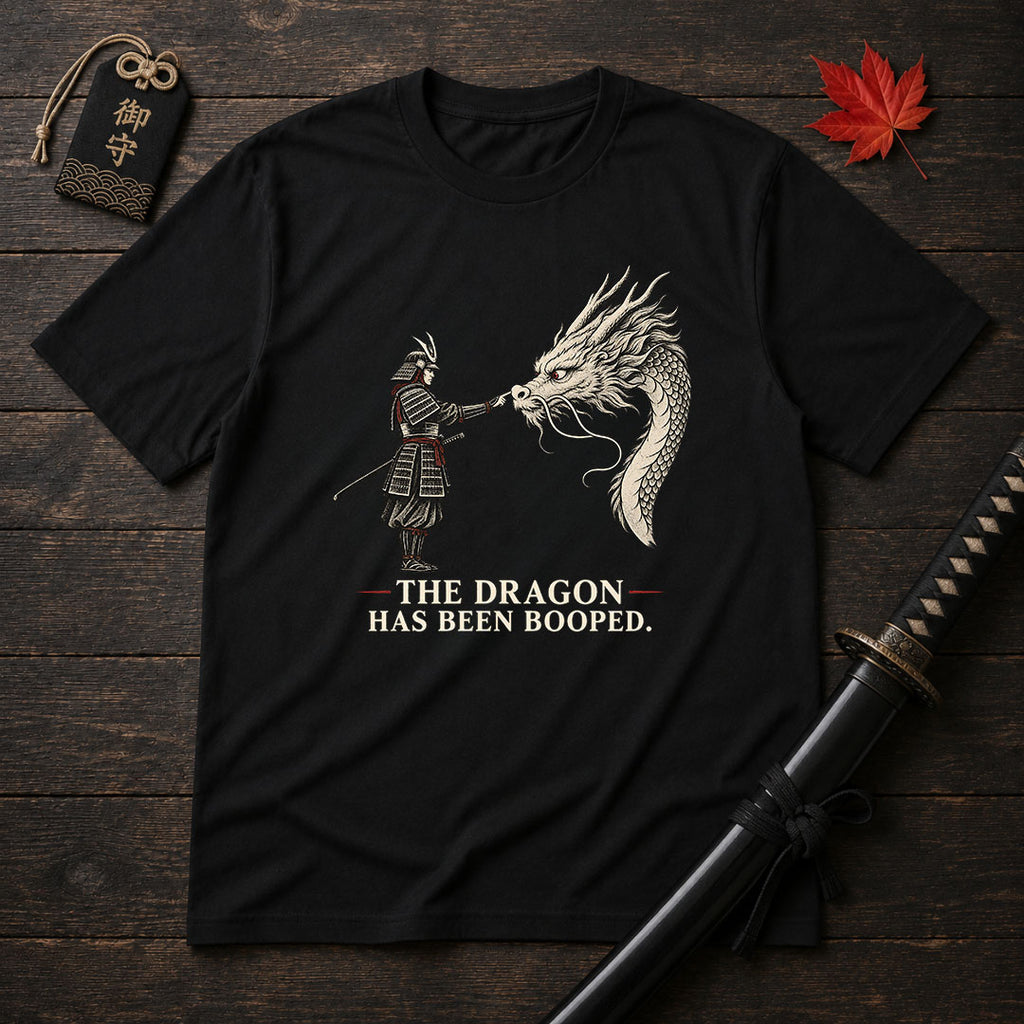 Samurai Boops Dragon T-Shirt