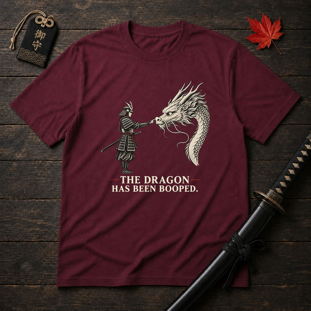 Samurai Boops Dragon T-Shirt