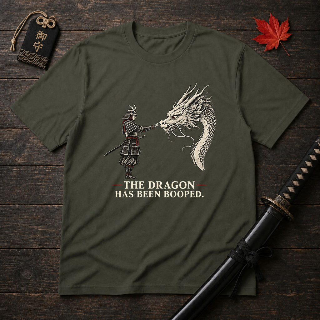 Samurai Boops Dragon T-Shirt