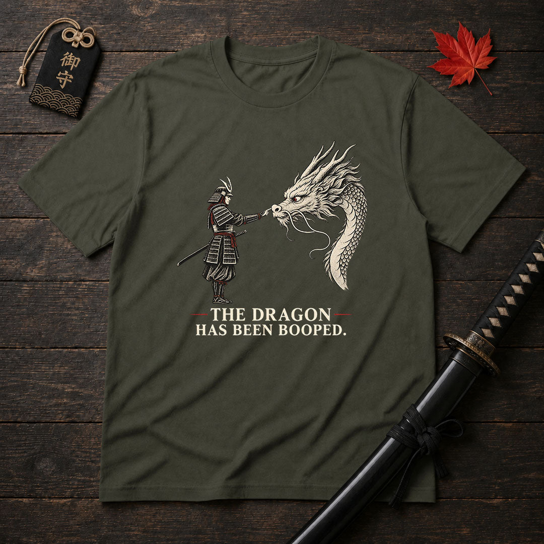 Samurai Boops Dragon T-Shirt