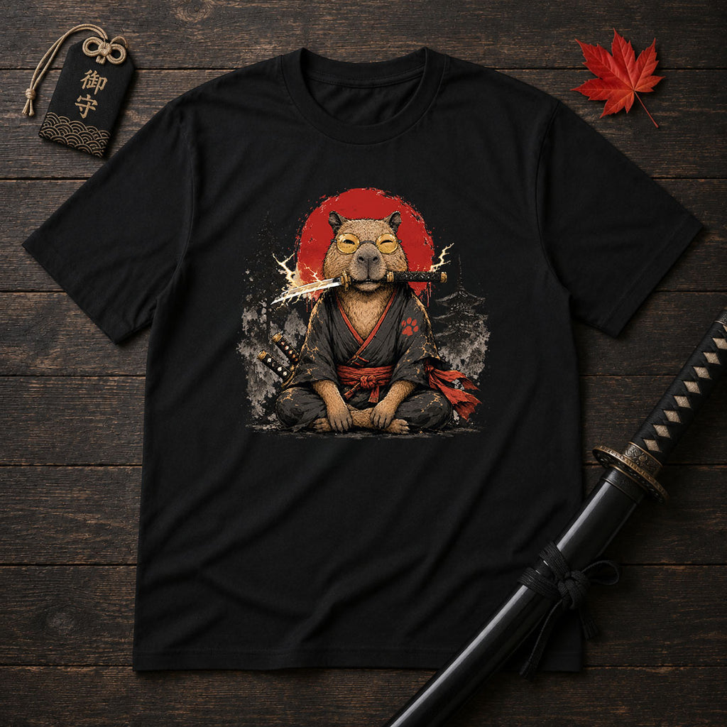 Samurai Capybara T-Shirt